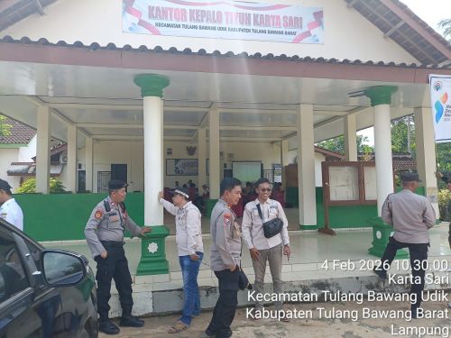 Pengamanan Pemeriksaan Setempat oleh PN Menggala di Wilayah Polsek Tumijajar Berjalan Aman