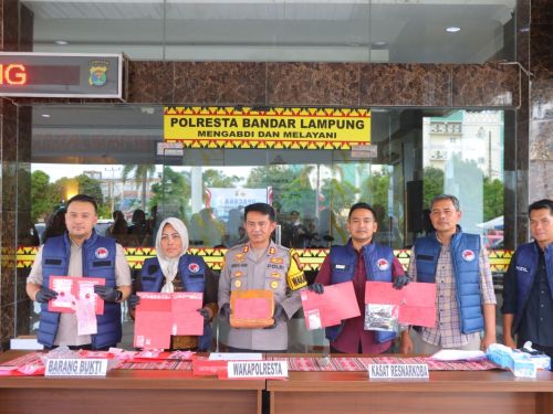 Kurun Waktu 2 Bulan, Polresta Bandar Lampung Ungkap 42 Kasus Narkoba, 58 Orang Ditangkap
