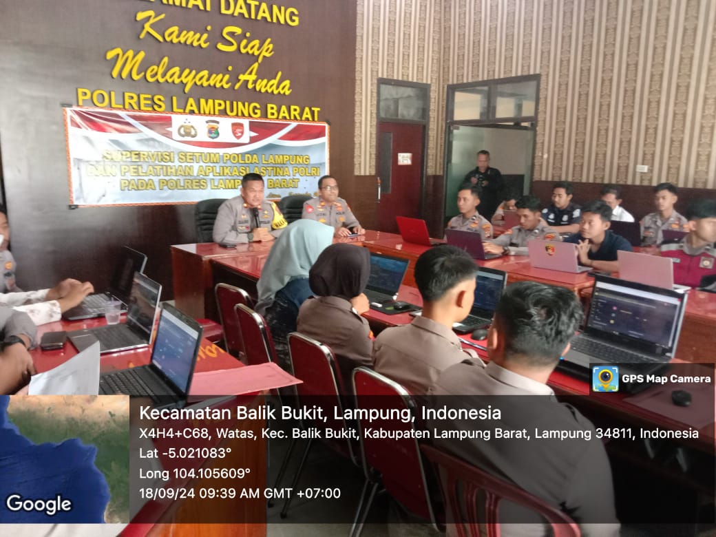 Polres Lampung Barat gelar Sosialisasi Aplikasi Astina Polri