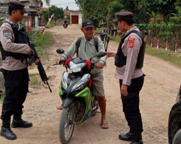 Polsek Simpang Pematang Laksanakan Patroli Rutin dan KRYD