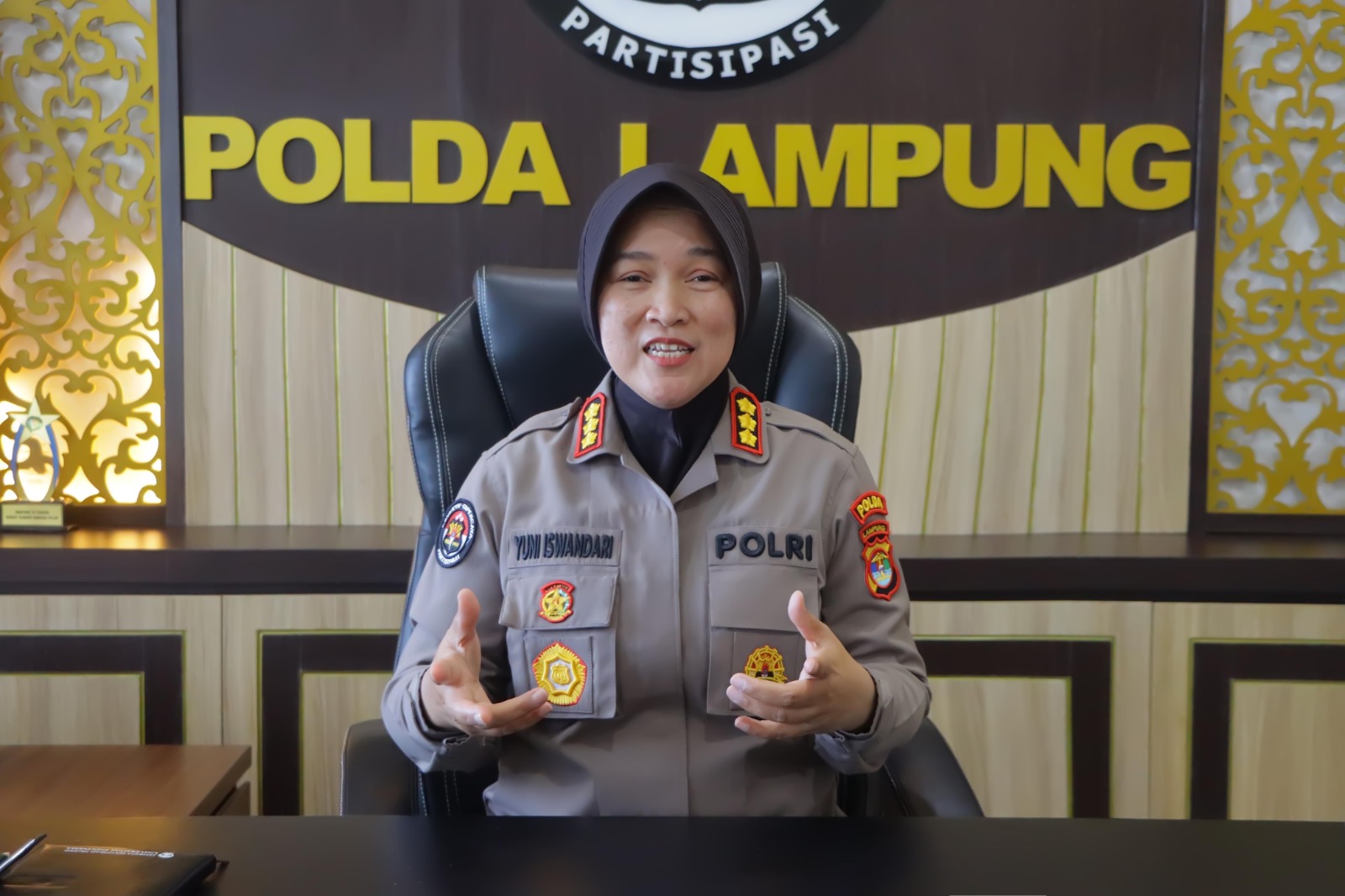 Polresta Bandar Lampung Turun Tangan Sambut Waisak dengan Hati
