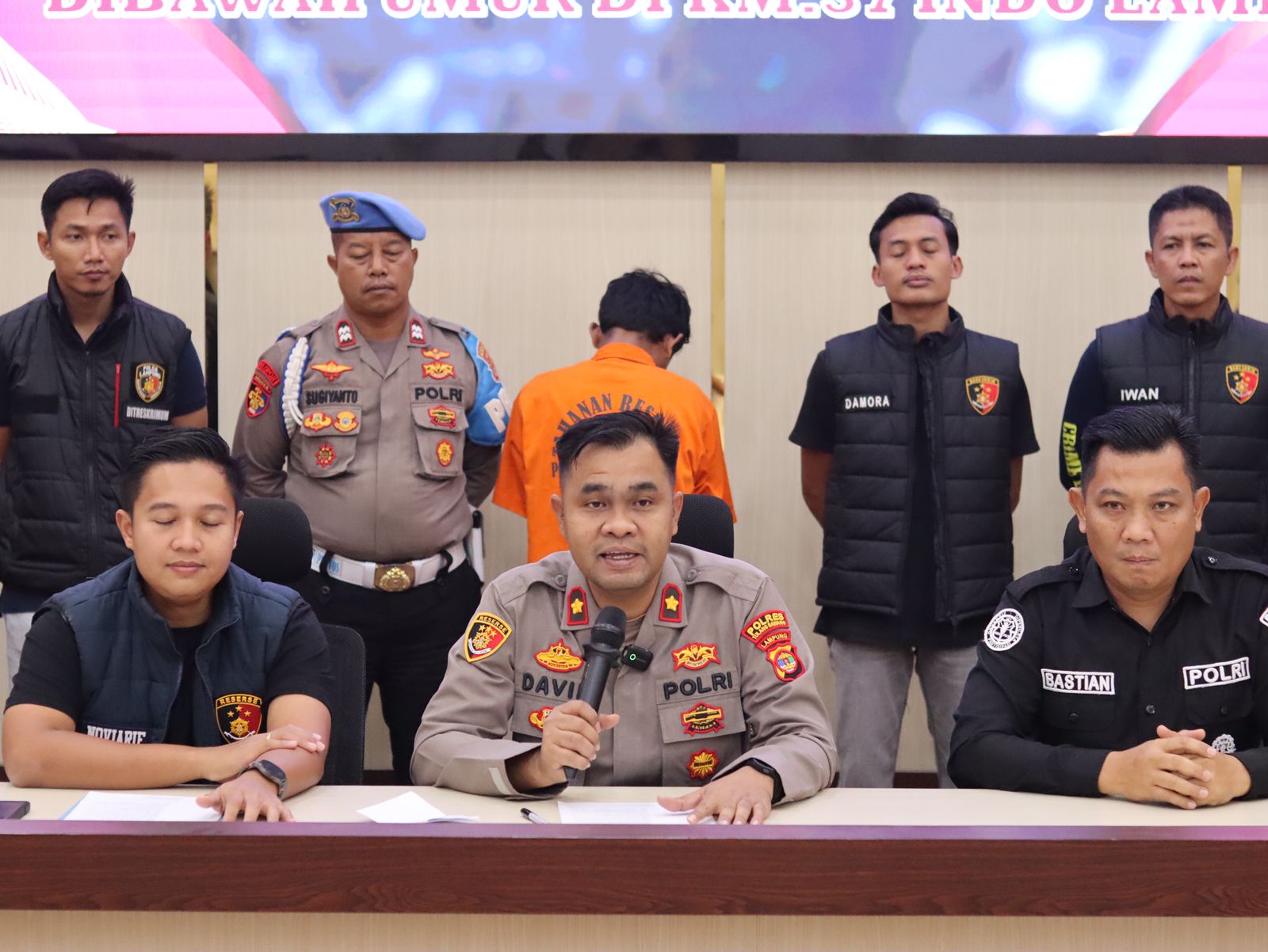 Polres Tulang Bawang Ungkap Motif Pembunuhan dan Pemerkosaan Anak di Bedeng PT Indolampung