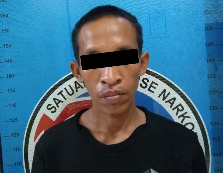 Kedapatan Memiliki Sabu, Pelaku Ditangkap Satuan Reserse Narkoba Polres Lampung Tengah