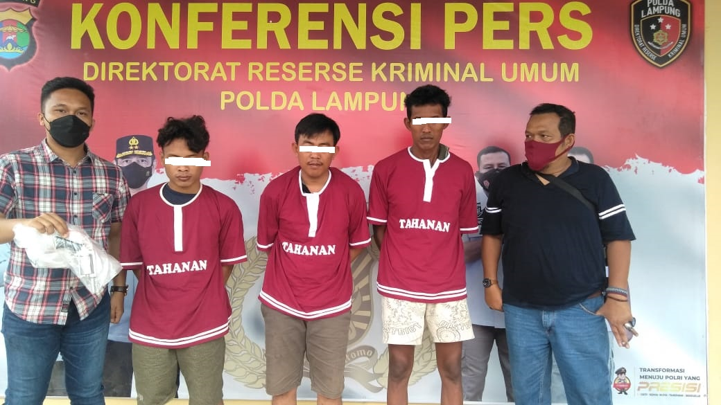 Ungkap Jual Beli Senpi Ilegal Berjenis Rakitan Revolver Tiga Pelaku Diamankan Polisi