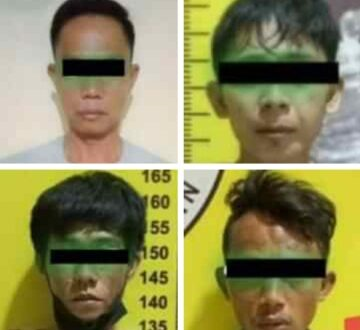 Tiga Tersangka DPO Yang Asik Mengkonsumsi Narkoba Diringkus Satres Narkoba Polres Pesawaran