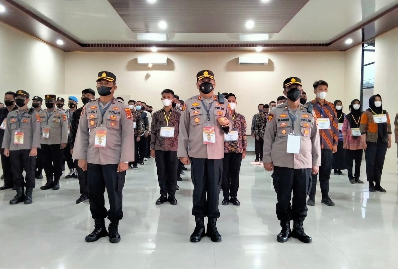 Penandatanganan Pakta Integritas Dan Sumpah Panitia,Penerimaan  Anggota Polri di Polres Mesuji