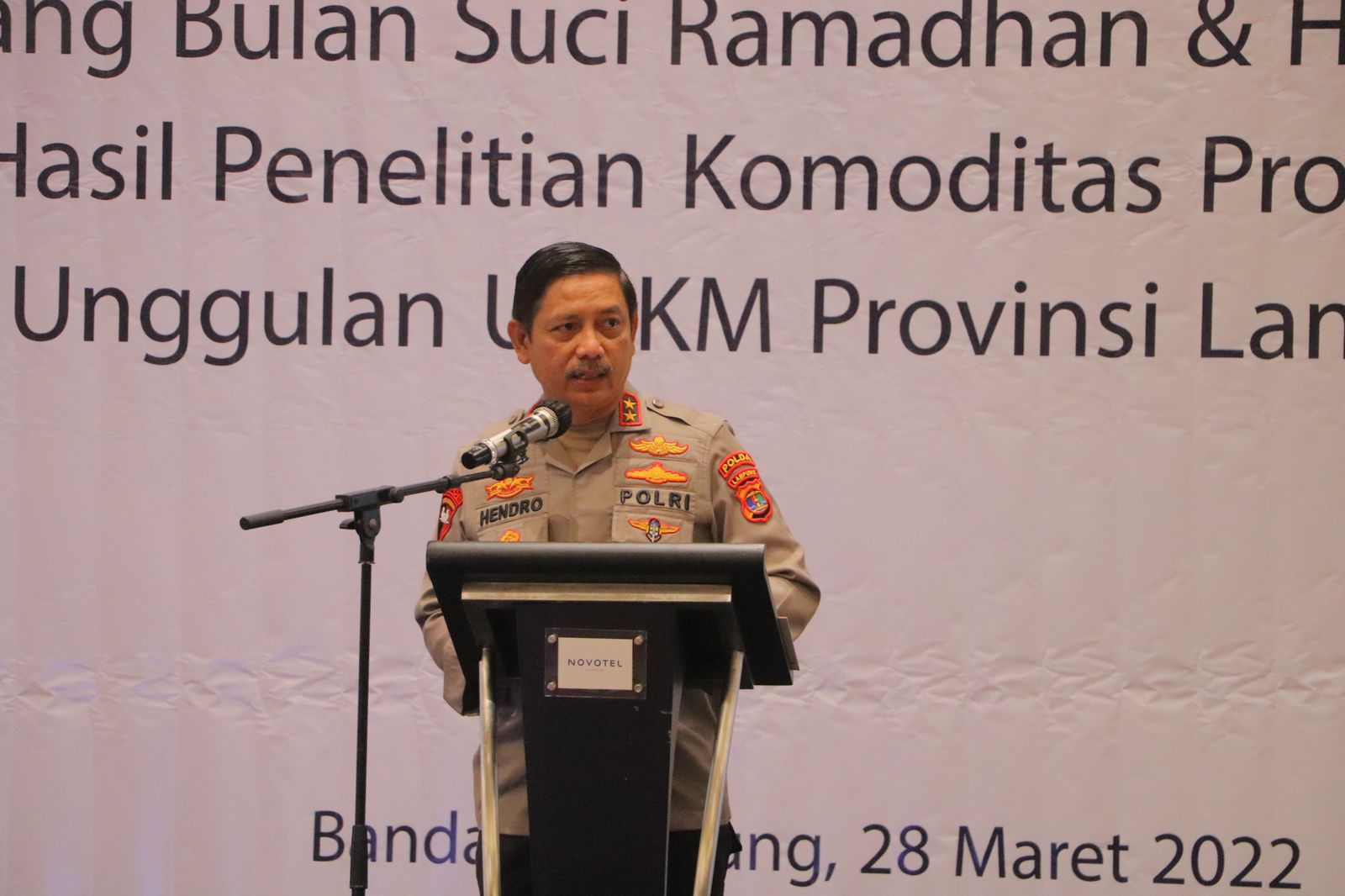 Hadiri High Level Marketing TPID, Kapolda Lampung Sampaikan 3 Penekanan