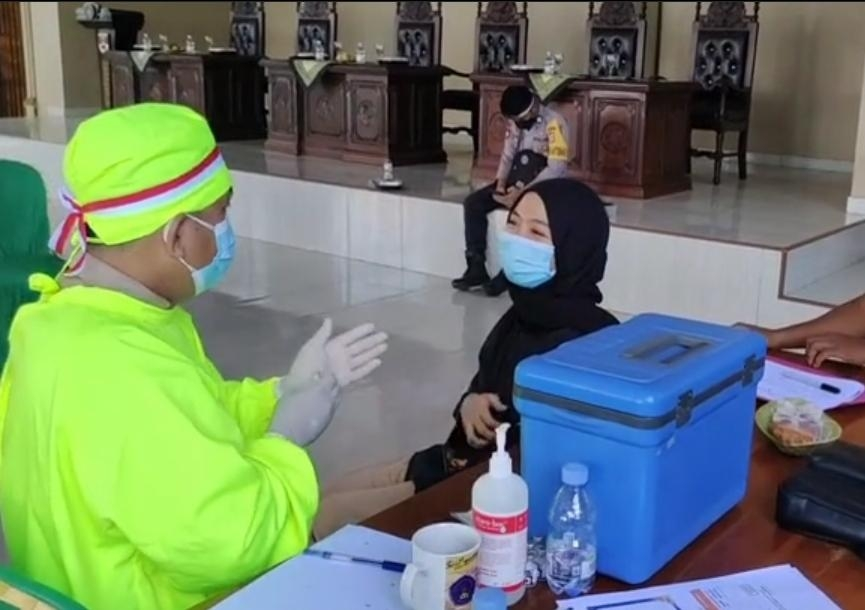 Jelang Hut Ri Ke 76 Polres Mesuji Gelar Vaksinasi Merdeka