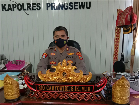 Kapolres Pringsewu Imbau Masyarakat Tidak Lakukan Takbir Keliling Saat Malam Idhul Fitri