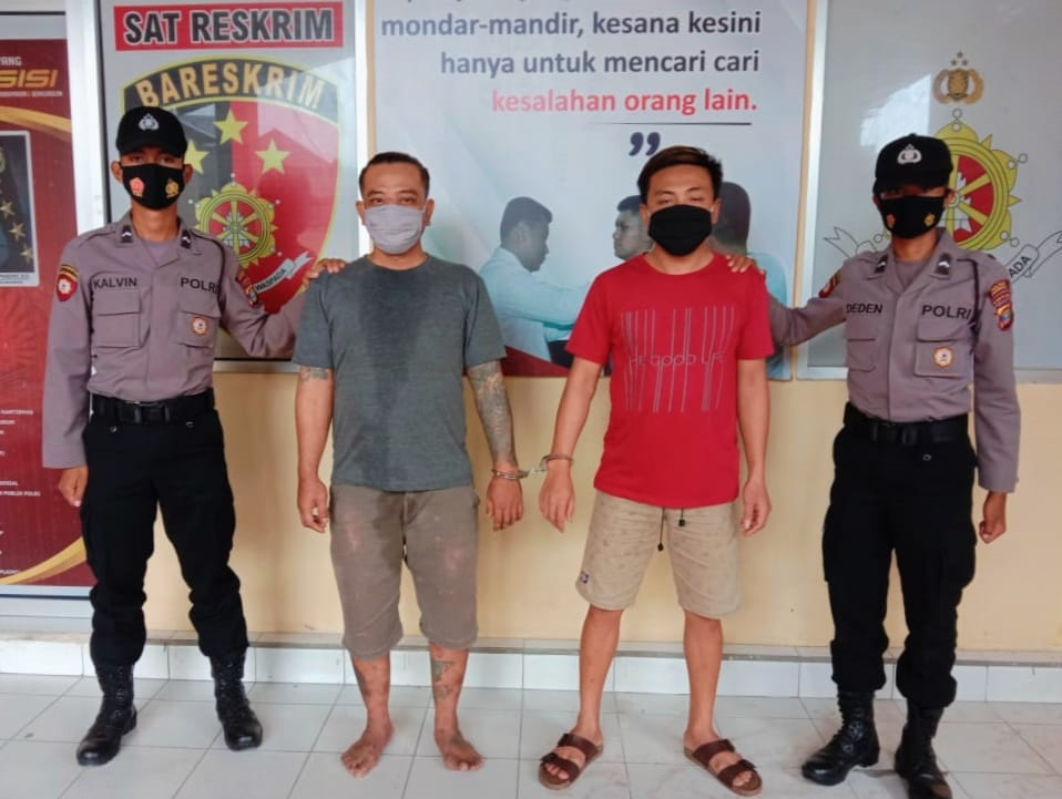 Dua Orang Pelaku Narkoba Diamankan  Sat Narkoba Polres Pringsewu