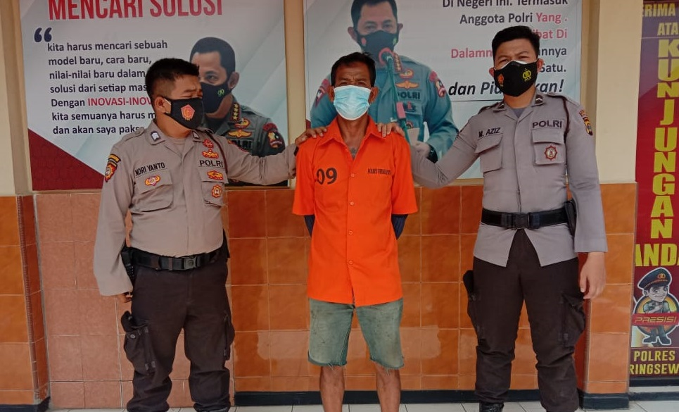 Seorang Warga Pekon Banyumas Diamankan Polisi Atas Dugaan Praktek Toto Gelap (Togel)