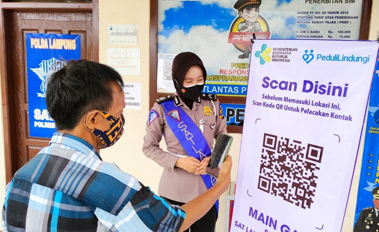 Polres Mesuji mulai Berlakukan Aplikasi Peduli Lindungi