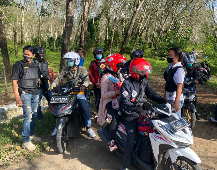 Satgas Anti Begal Polres Pesawaran Rutin Gelar Patroli Jelang saa  Berbuka Puasa dan Mudik Lebaran 1443 H