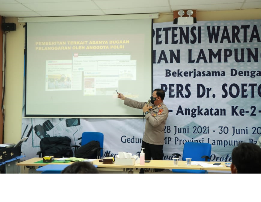Ini Harapan Kombes Pandra kepada peserta Uji Kopetensi Wartawan