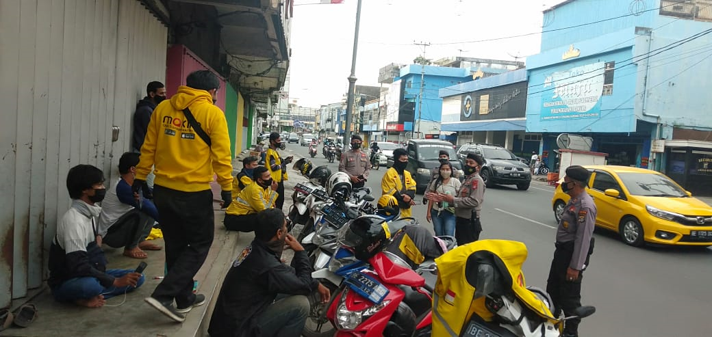 Direktorat Pamobvit Polda Lampung, melaksanakan kegiatan patroli