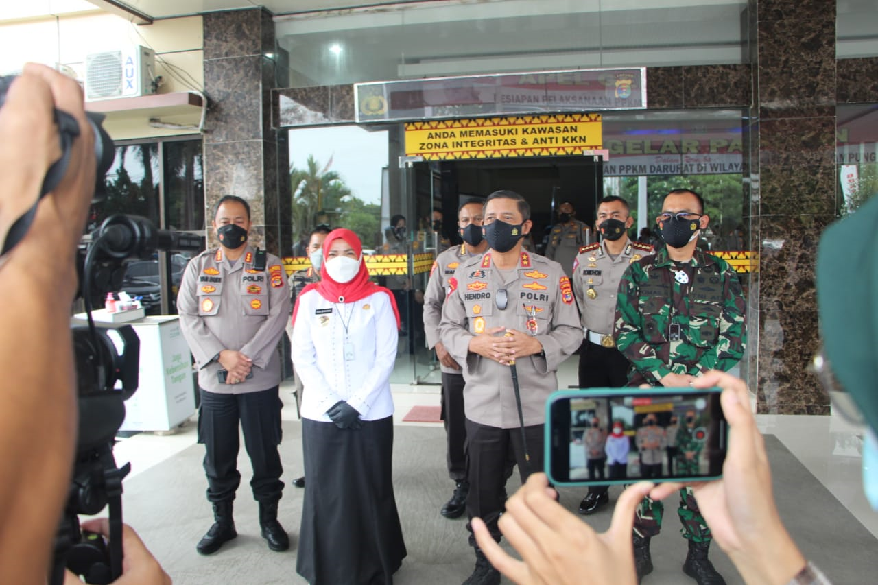 Monitoring Pelaksanaan PPKM Darurat:Kapolda Keselamatan Dan Kesehatan Masyarakat Adalah Yang Utama