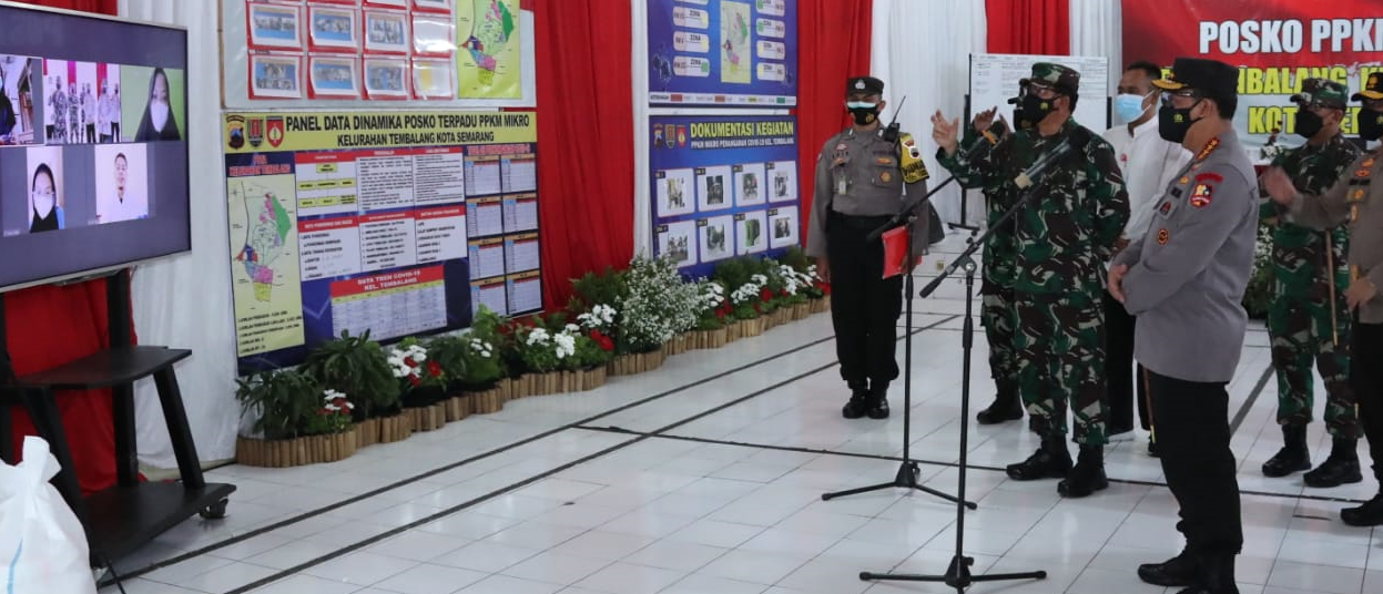 Panglima TNI dan Kapolri Semangati Warga Semarang yang Jalani Isolasi Mandiri