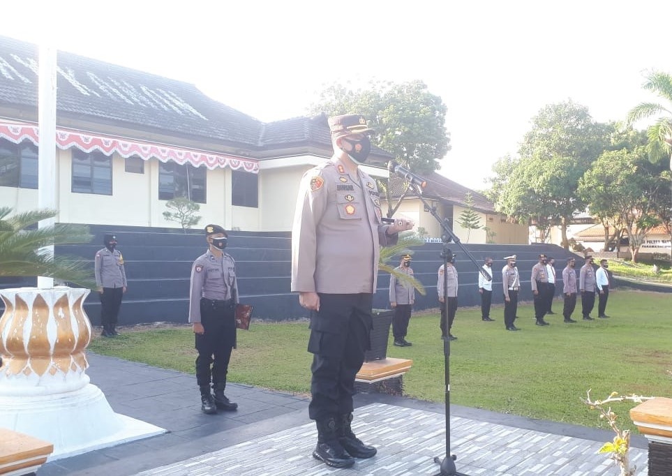 Jangan Beri Ruang Kesalahan, Kapolres Minta Anggota Profesional Tingkatkan Pelayanan