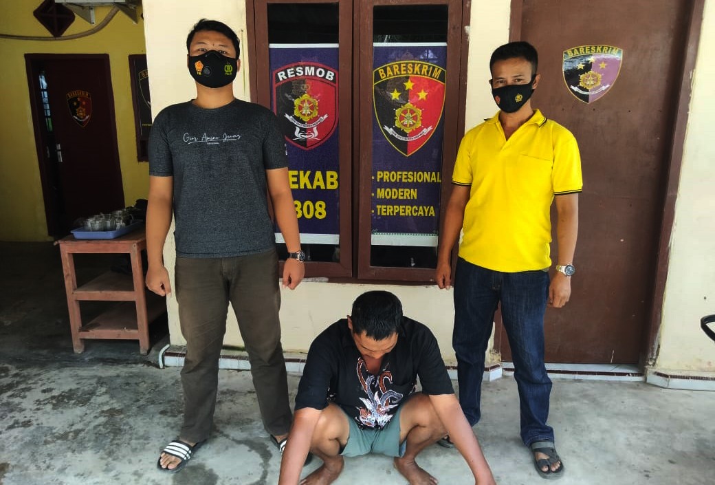 Polsek Dente Teladas Tangkap Pelaku Cabul Terhadap Anak Dibawah Umur