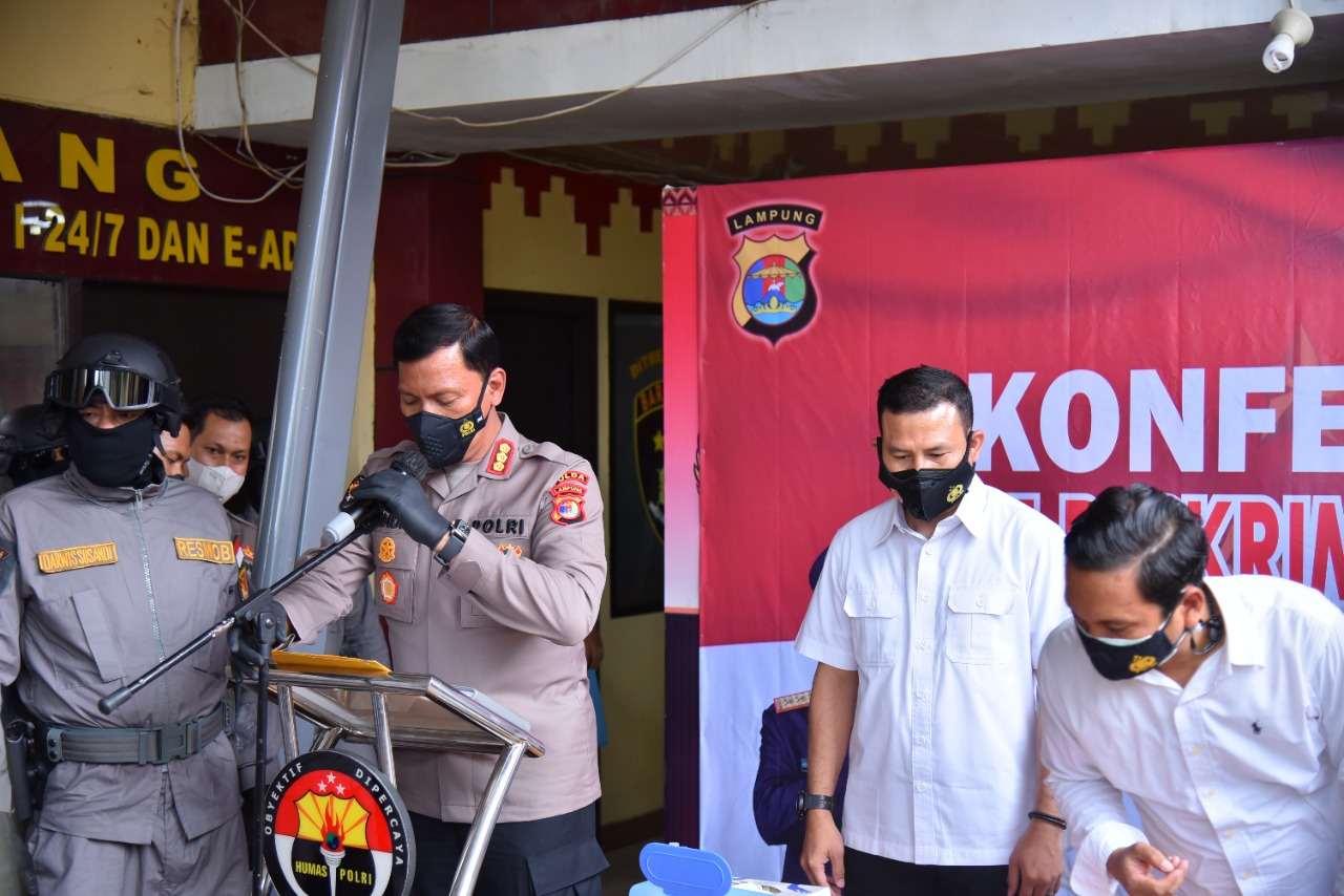 Tim Gabungan Polda Lampung Tangkap Pelaku Pembunuhan Wanita Cantik Di Kamar Kost, Ini Motifnya