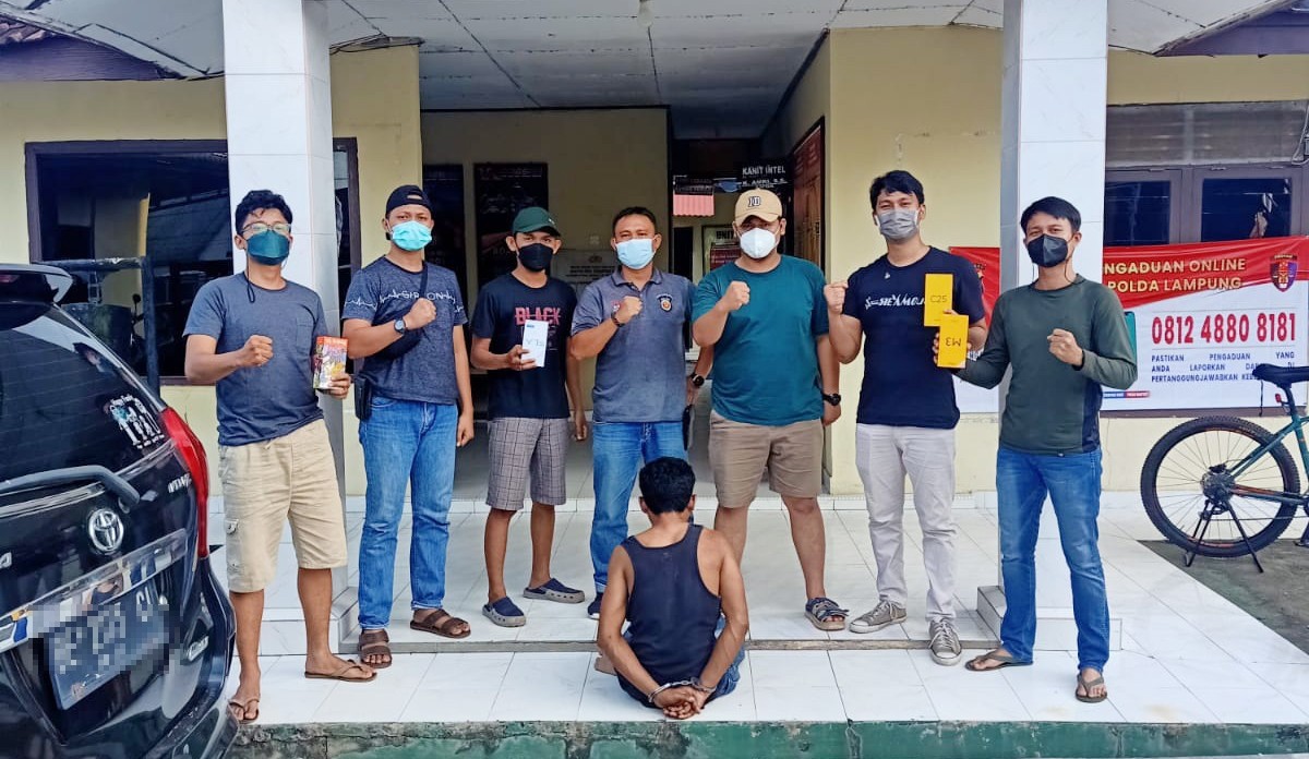 Pelaku Curat Counter HP di Kampung Suka Bhakti Ditangkap Polsek Penawartama