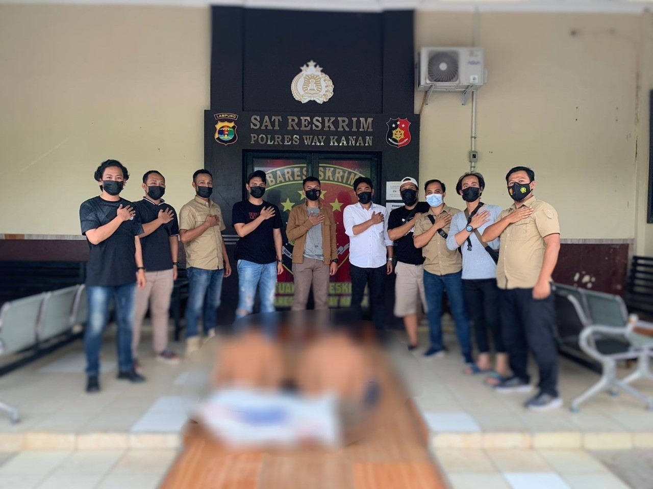 Polres Way Kanan Amankan Pelaku Curat di Pabrik Penggilingan Singkong