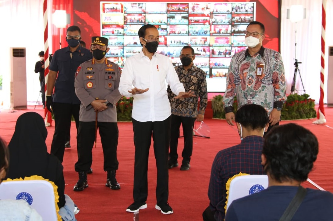 Polri Bersinergi dengan BEM dan OKP Gelar Vaksinasi Merdeka se-Indonesia