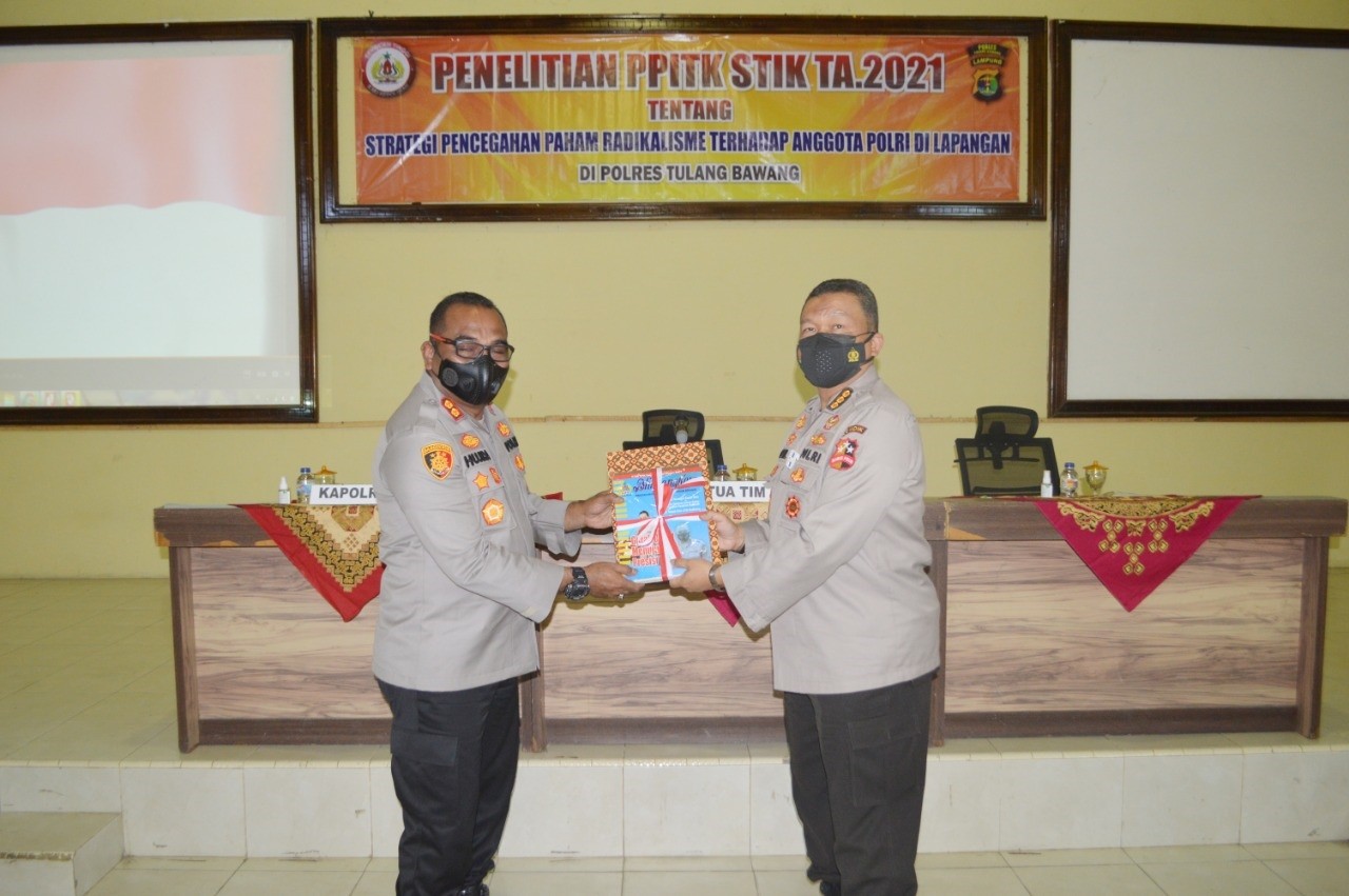 Tim STIK Lemdiklat Polri Lakukan Penelitian di Polres Tulang Bawang, Ini Tujuannya