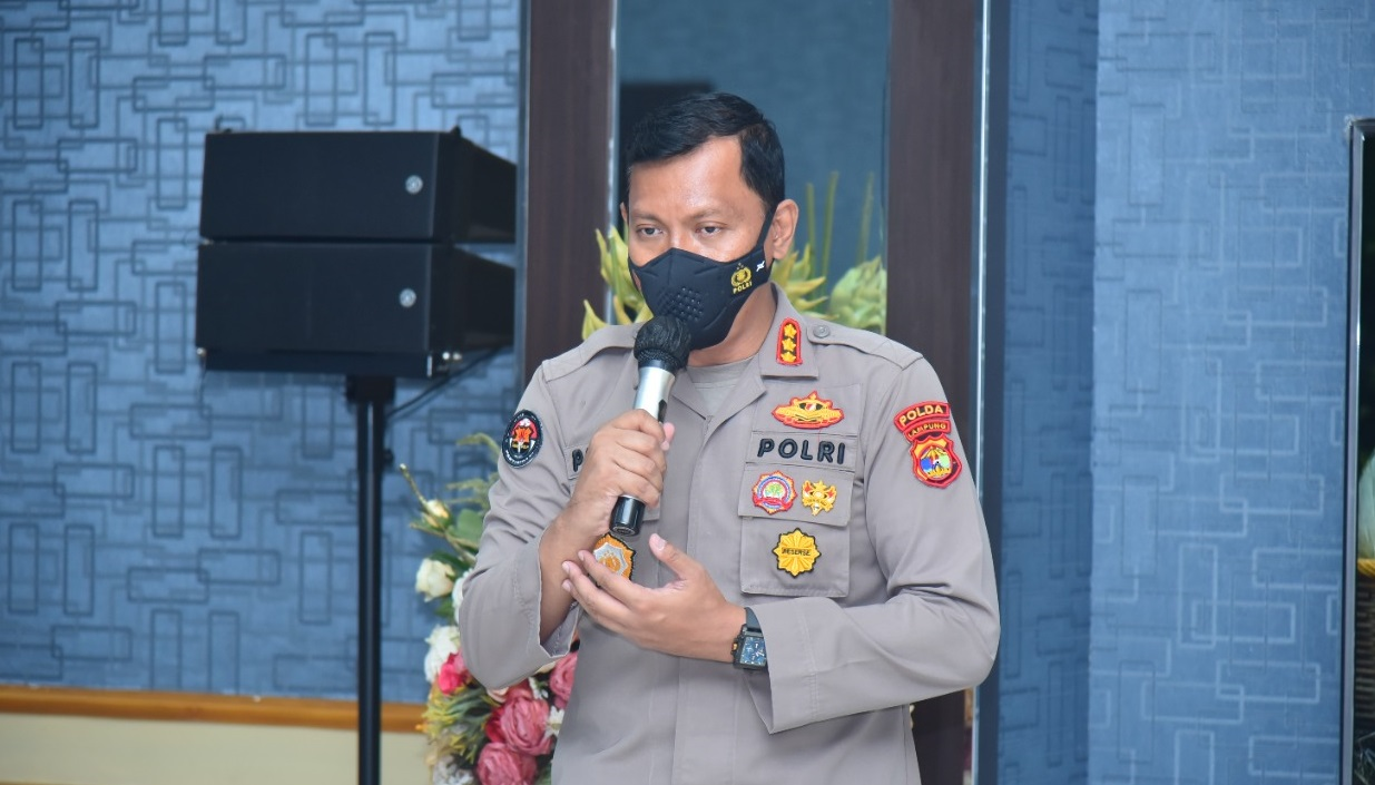 Vaksinasi Polda Lampung Capai 70,38 Persen, Kabid Humas : Percepatan Vaksinasi Untuk Lampung Sehat
