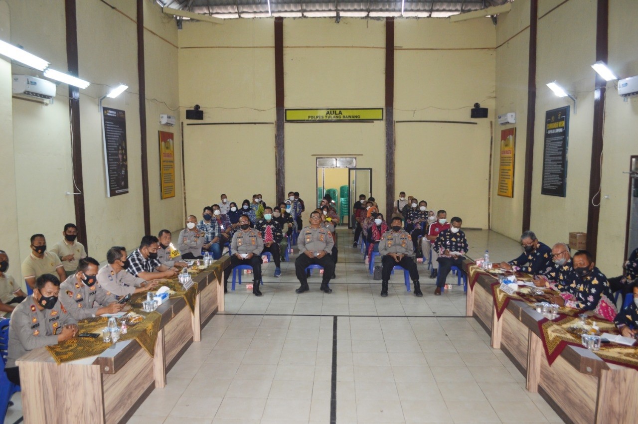 Polres Tulang Bawang Gelar Rakor Lintas Sektoral, Ini Yang Dibahas