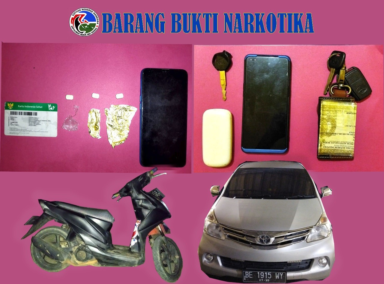 Diduga Edarkan Ekstasi di Baradatu, Dua Orang Pemuda Diringkus  Polres Way Kanan