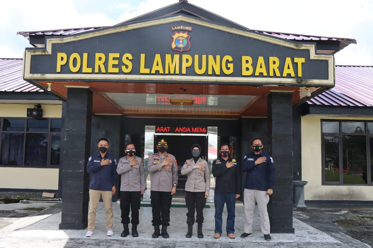 Tim Supervisi BidHumas Polda Lampung sambangi Polres Lambar Jadikan Media sebagai mitra kerja Humas 