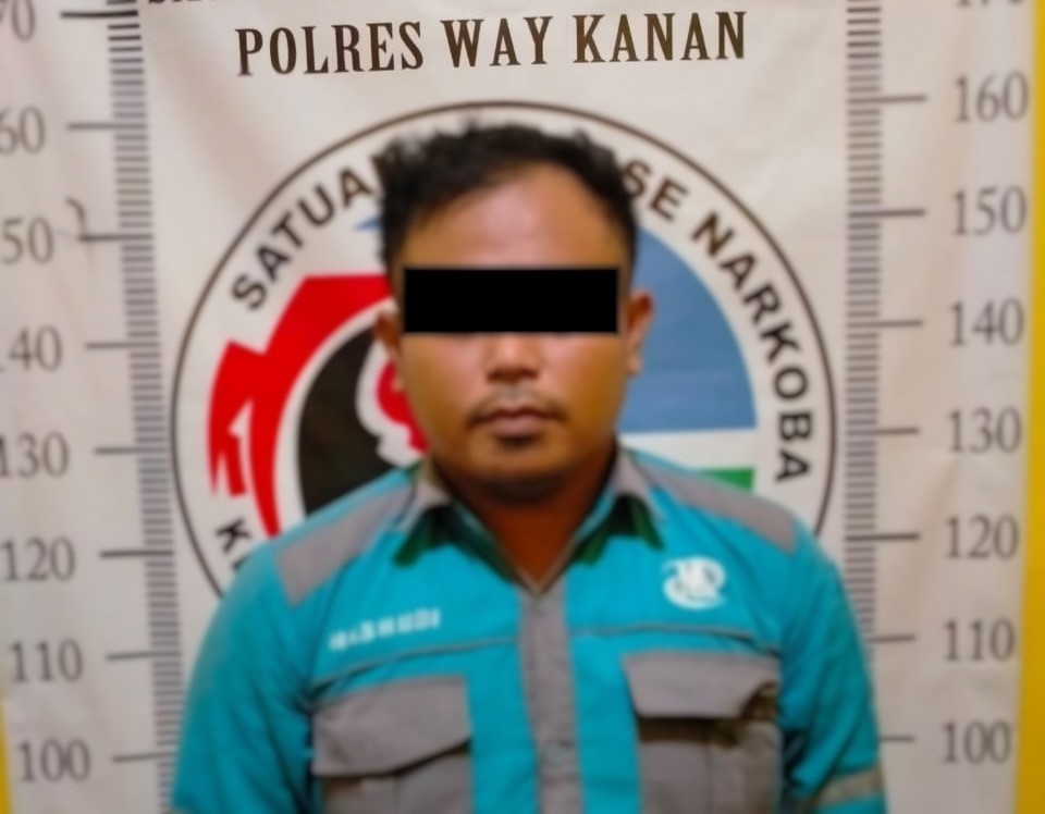 Diduga Pakai Sabu, Seorang Pemuda di Sukabumi Diringkus Polres Way Kanan 