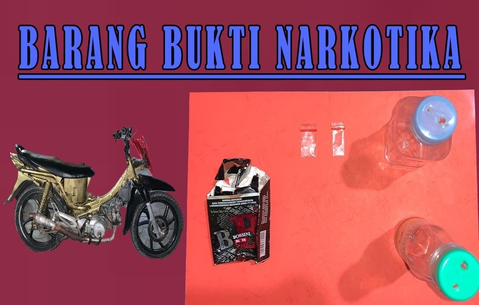 Polres Way Kanan Ringkus Dua Pemuda Diduga Edarkan Sabu di Lembasung