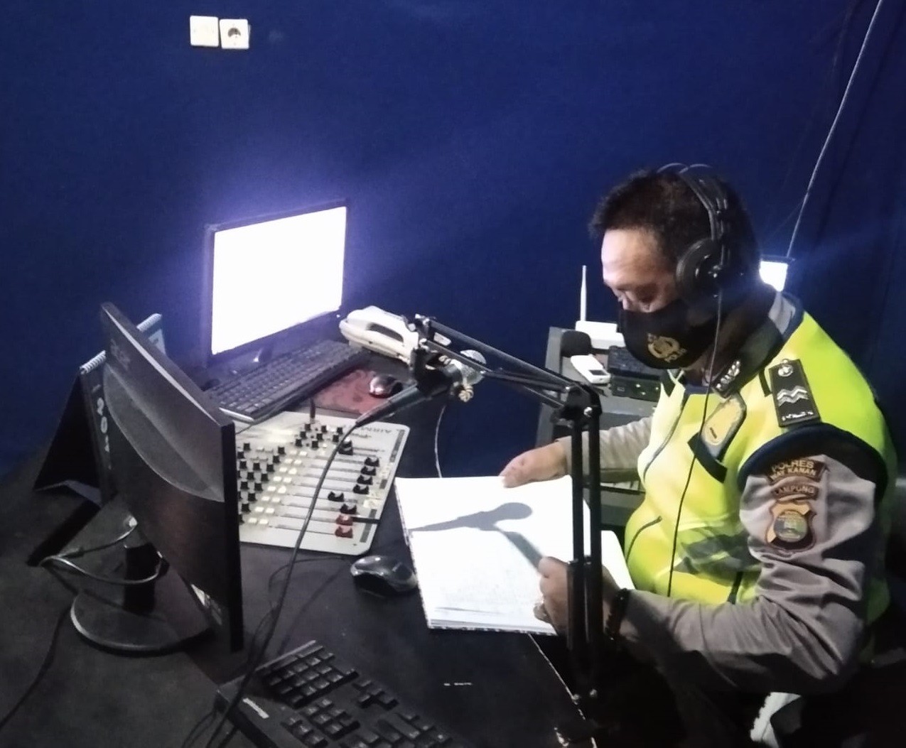 Dikmas Lantas, Polisi Sosilisasi di RRI Way Kanan