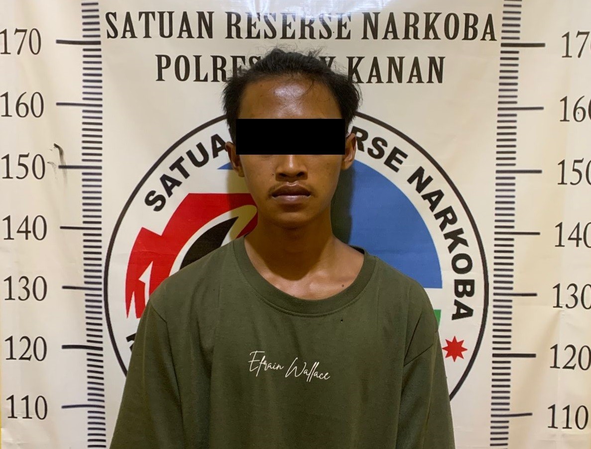Seorang Pemuda Bawa Sabu di Negara Batin Diringkus Polres Way Kanan