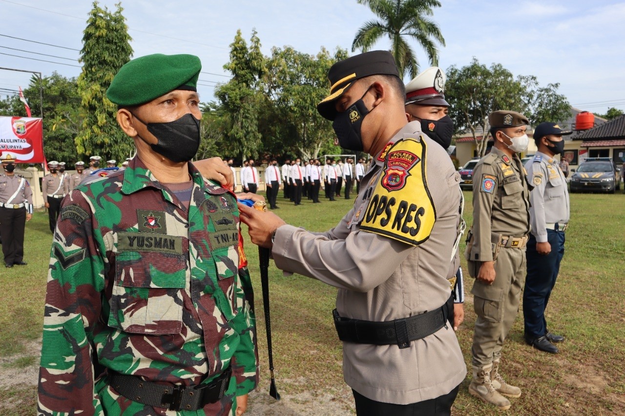Jelang Hari Raya Idul Fitri, Polres Way Kanan Gelar Operasi Keselamatan Krakatau Tahun 2022