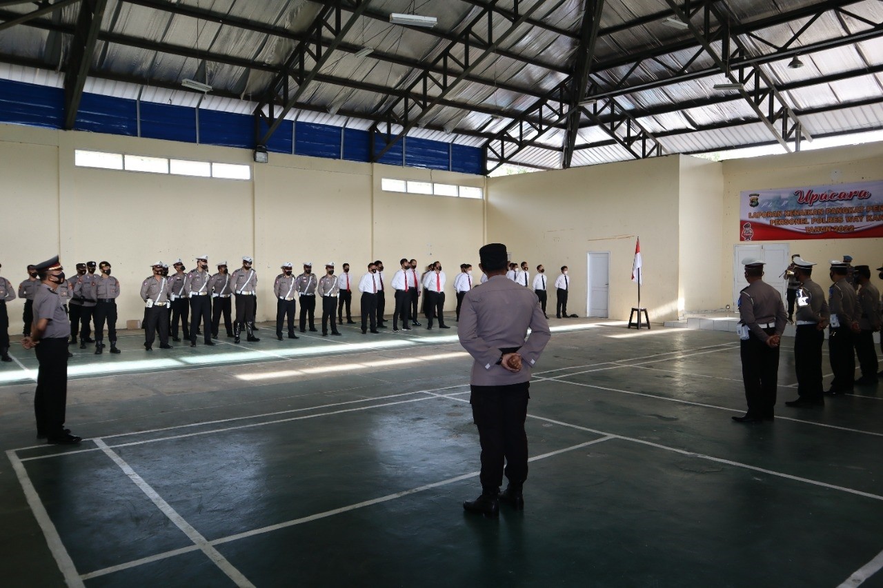 Semasa Dinas Jauh Dari Pelanggaran, Aiptu Heri Meraih Kenaikan Pangkat Pengabdian