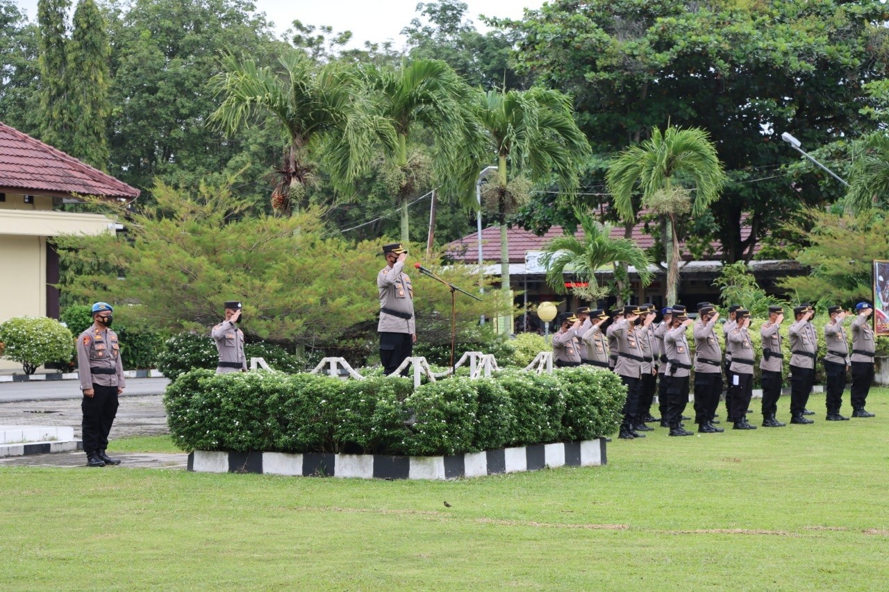 Polres Tulang Bawang Kerahkan 365 Personel Untuk Pam Pilkakam Serentak Tahun 2022