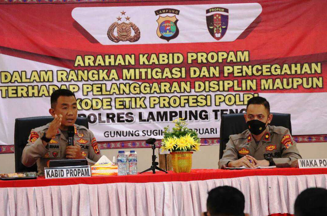 Propam Polda Lampung Tegaskan Pelayan Sesuai SOP, dan Tanpa Pelanggaran