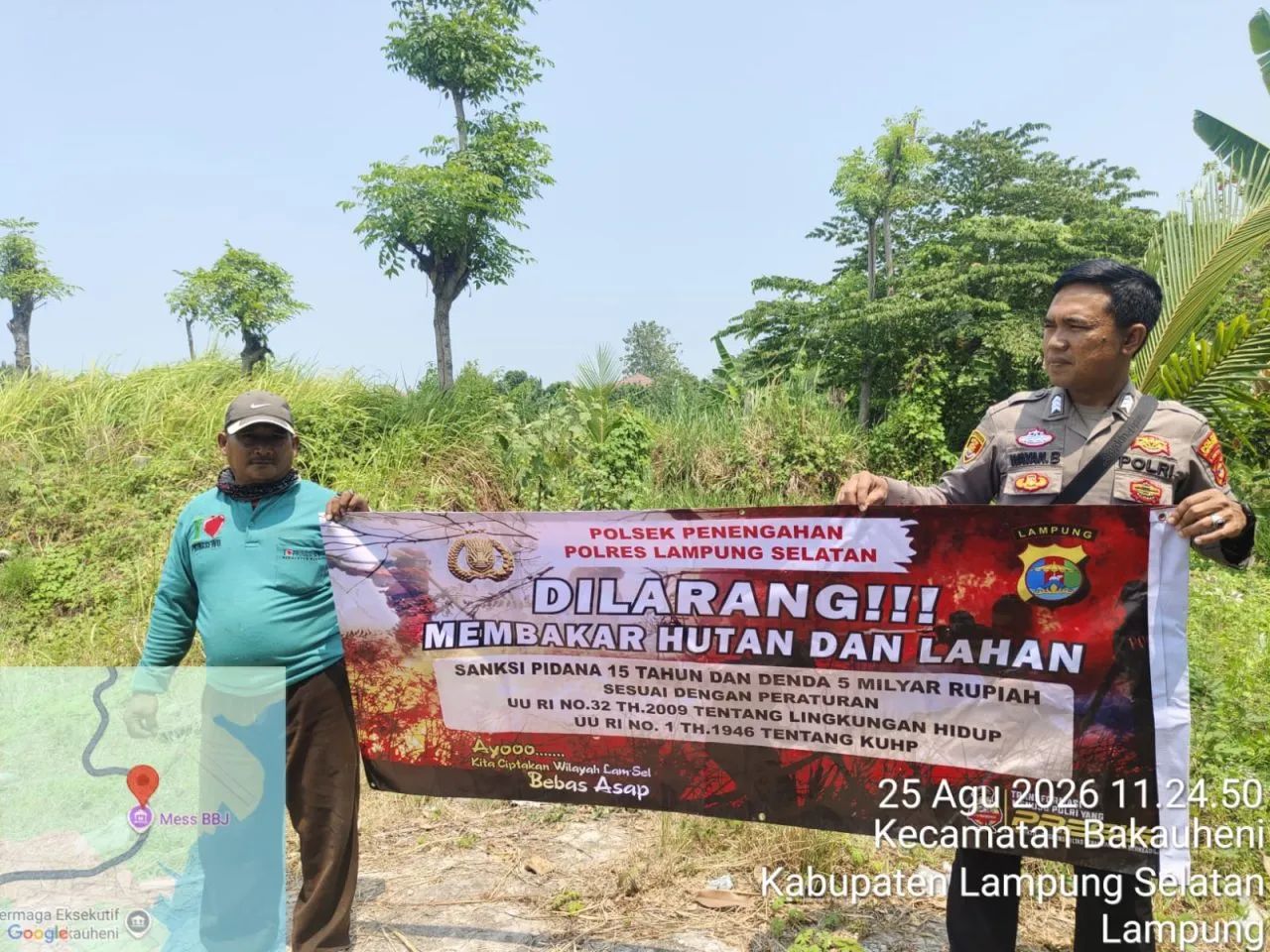 Polisi Ingatkan Warga Sumur Tak Bakar Lahan, Titik Api Diminta Segera Dilaporkan