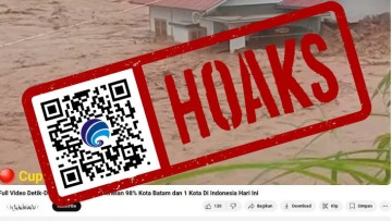 [HOAKS] 98% Kota Batam Terendam Banjir Enam Meter