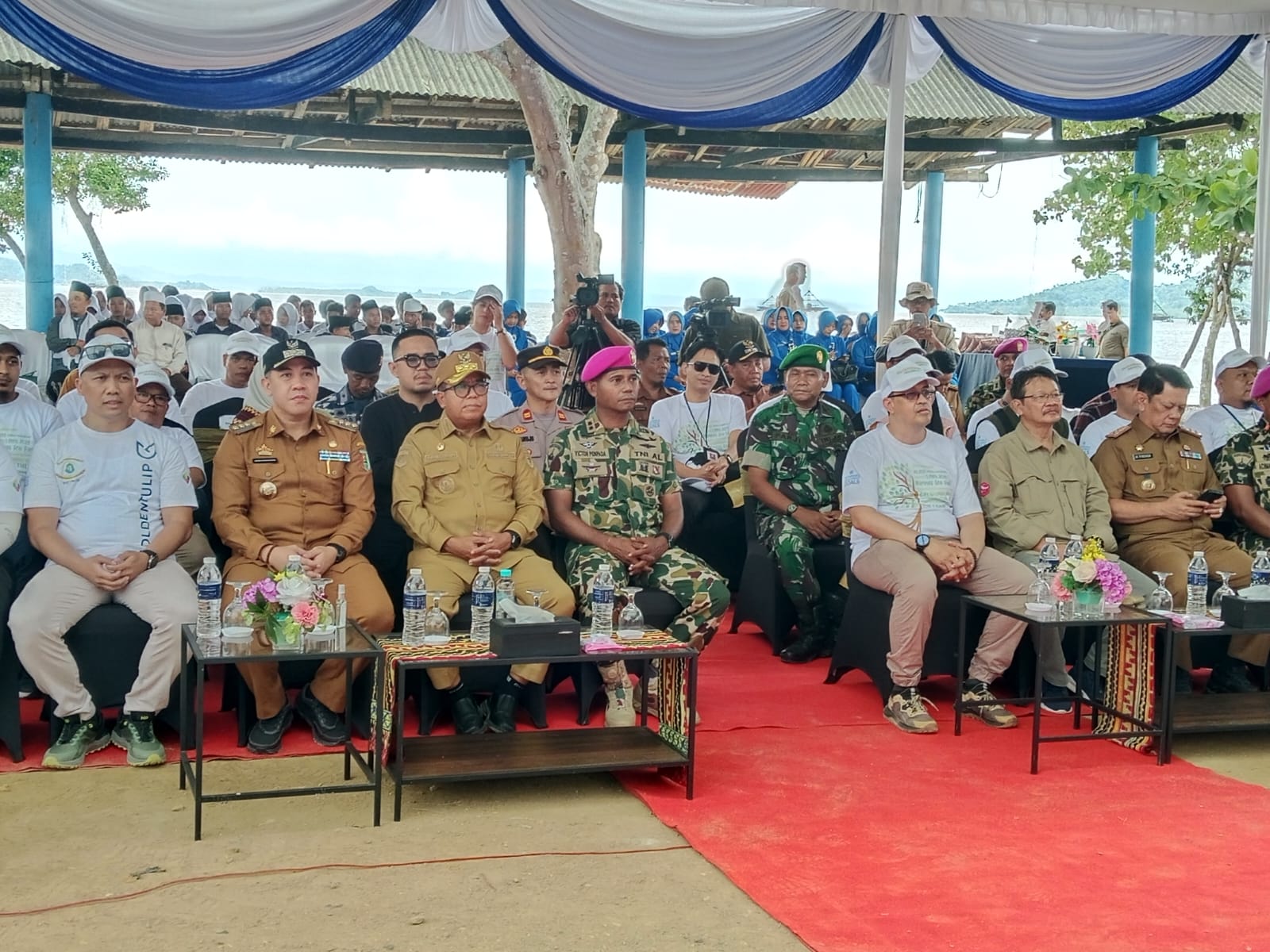 Gubernur Lampung Bersama Brigif 4 Marinir dan Golden Tulip Lakukan Penanaman Mangrove untuk Pelestarian Ekosistem Laut