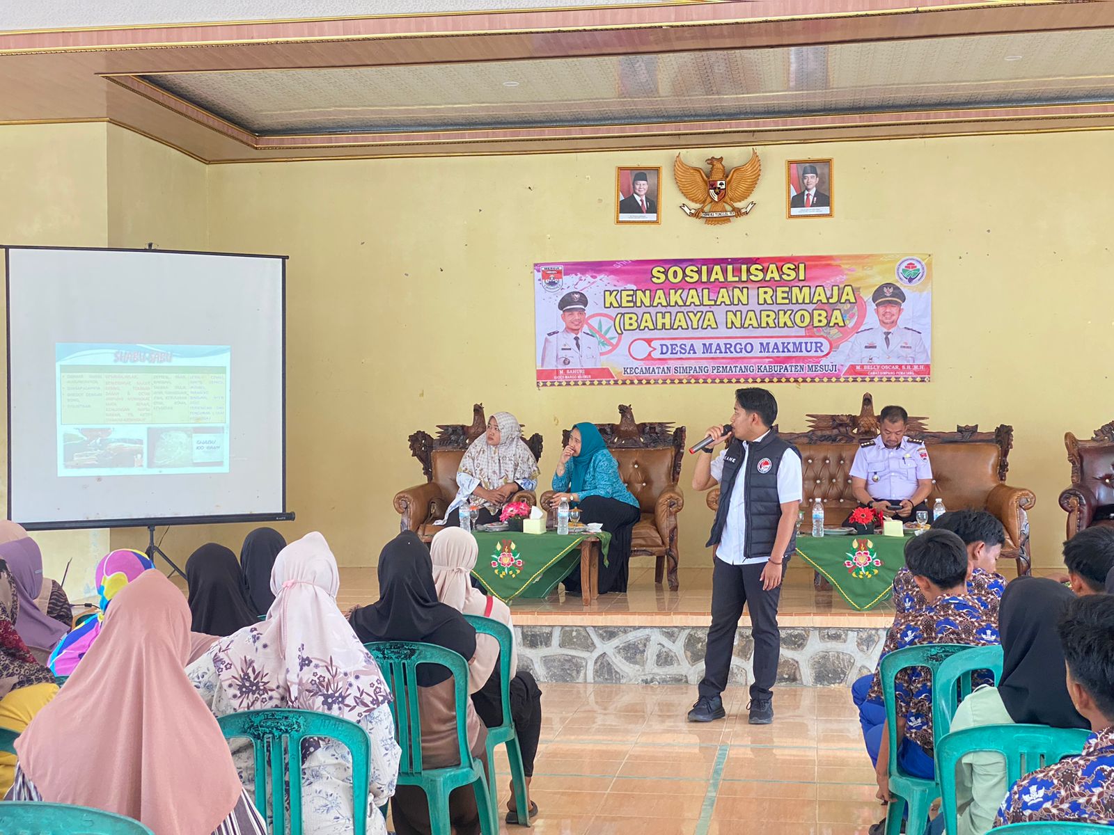 Dukung Program Asta Cita Presiden, Sat Narkoba Polres Mesuji Sosialisasi Bahaya Narkoba