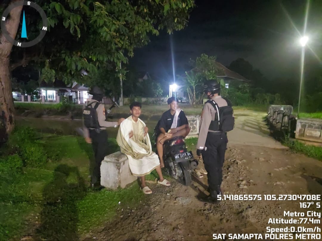 Operasi Cempaka Krakatau 2025 Sat Samapta Polres Metro patroli Antisipasi Kejahatan Jalanan
