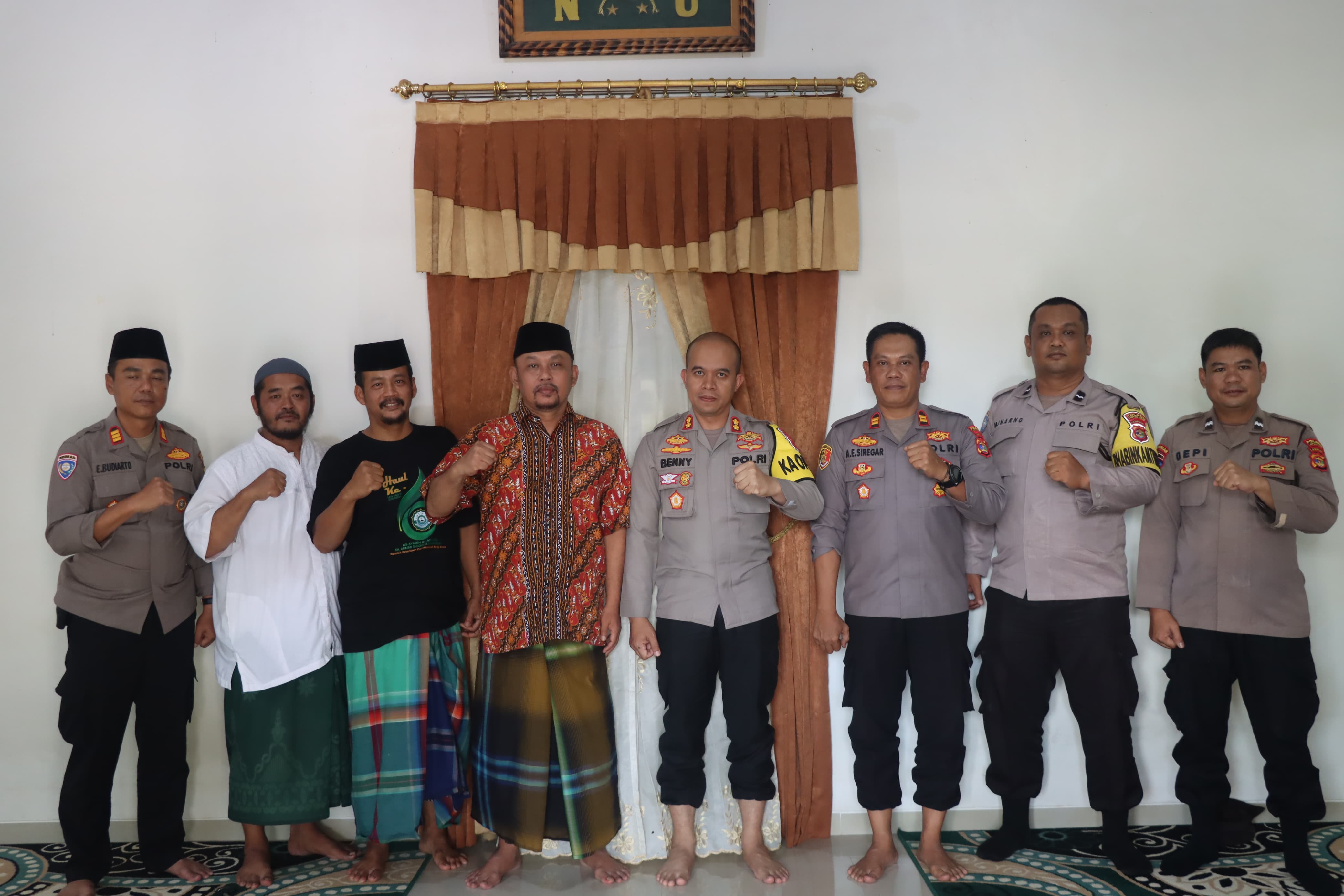 Silahturahmi Ramadhan, Kapolres Lampung Timur Kunjungi Ketua NU Lampung Timur