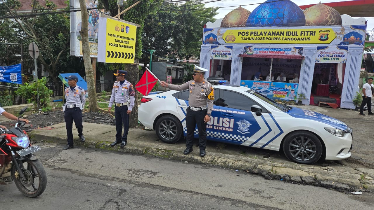 H+6 Idul Fitri, Arus Balik di Jalinbar Tanggamus Menurun, Kasat Lantas Imbau Pemudik Jaga Keselamatan