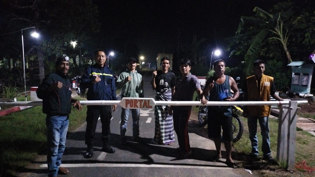 Bhabinkamtibmas Polsek Way Jepara Cek Pos Ronda, Ajak Warga Aktif Sampaikan Informasi Kamtibmas
