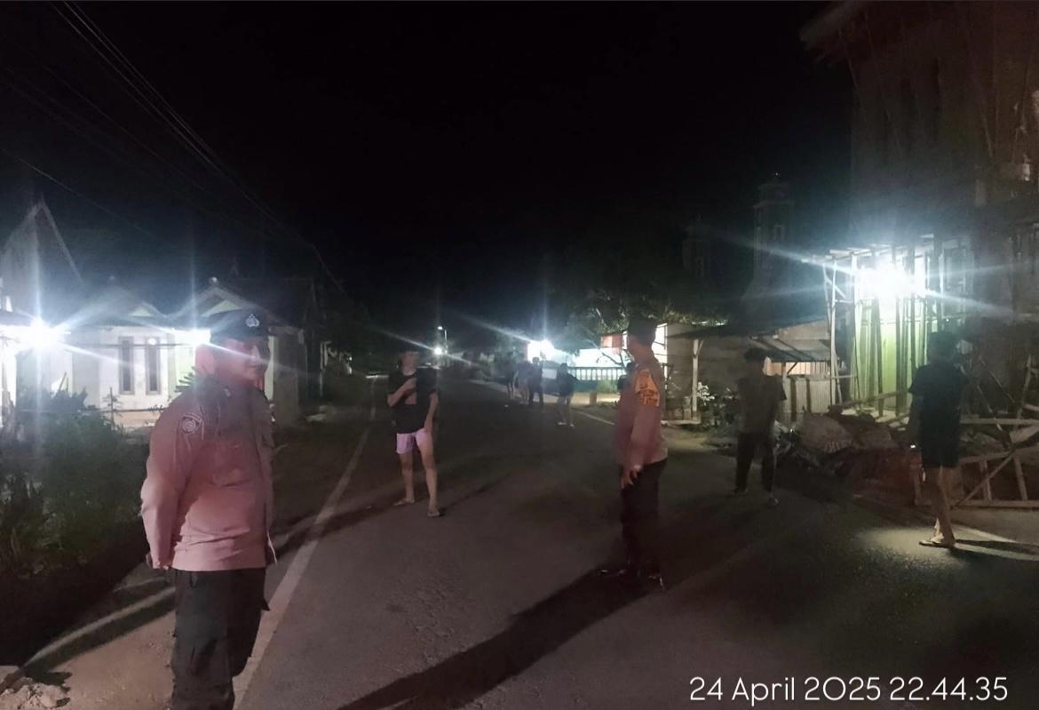 Polsek Padang Cermin Intensifkan Patroli Malam Jelang PSU Pesawaran, Antisipasi C3 dan Gangguan Kamtibmas