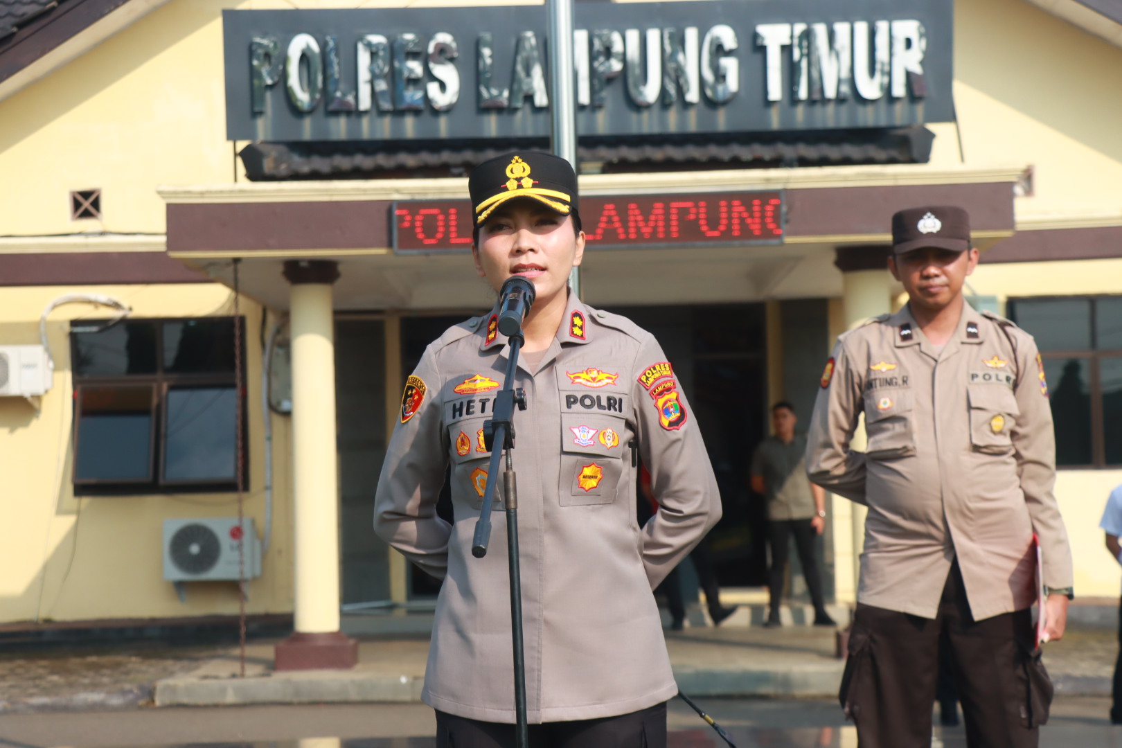 Kapolres Lampung Timur Siap Dukung Program Pemerintah Sukseskan Ketahanan Pangan